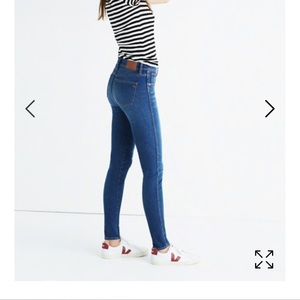 Madewell 9” high rise skinny jeans -patty wash
